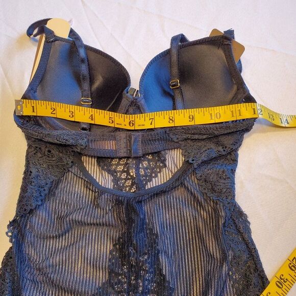 Blue Berry Daisy Fuentes Lace Side Teddy S - Picture 6 of 9